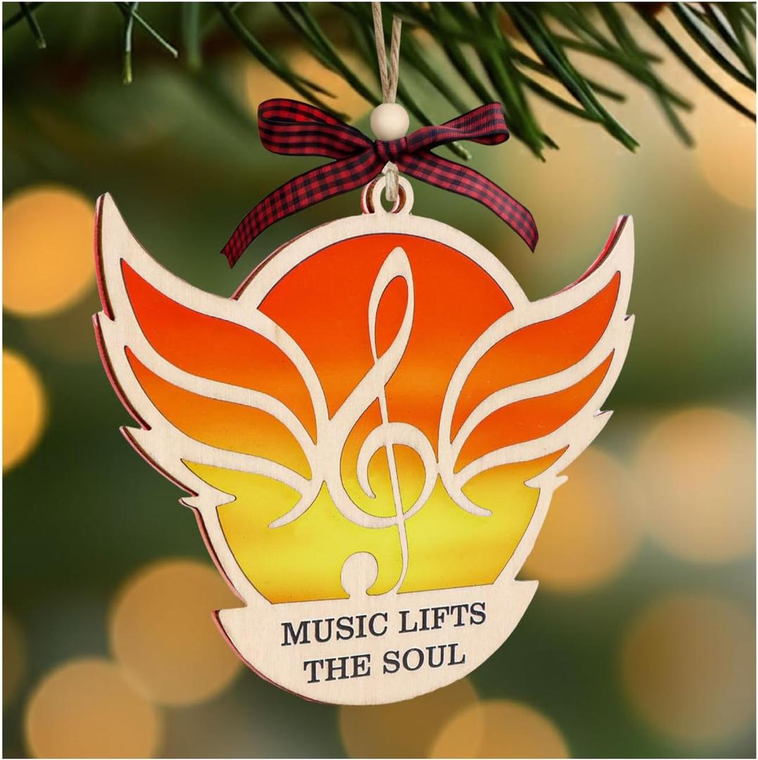 Music Note Ornament, Suncatcher Music Ornaments, Music Christmas Ornaments 2025, Musical Ornament, Musical Gift for Christmas Tree, Musical Themed for Teachers, Gifts for Musicians
