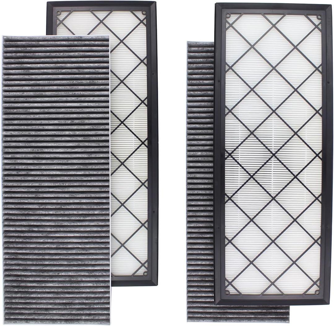 4pcs Activated Carbon Cabin Air Filter Set for Tesla Model Y 2020 2021 2022 2023 2024