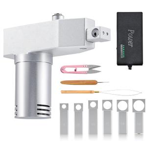 Upgraded Dreadlock Machine 2.0 with 6 Replacement Holes, Handheld Fast & Easy DIY Dreadlocks Maker, Automatic Loc Machine with Multiple Tools