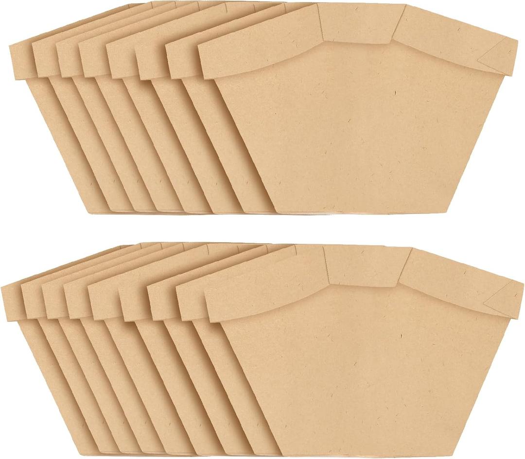 Type BP Vacuum Bags for Hoover C2401 Shoulder Vac, Filters Paper Bags Fits Hoover Backpack Vacuum Cleaner, Replacement Hoover Commercial Pro Backpack Bag Vacuum Cleaner Parts 401000BP 1KE2103000(15 pcs)