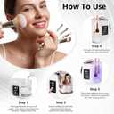 3-in-1 Electric Makeup Brush Cleaner & Dryer, Automatic Brush Cleaner Machine with Deep Cleaning & Adjustable Drying, USB-Powered for All Size Makeup Brushes, Blush Brushes & Sponges