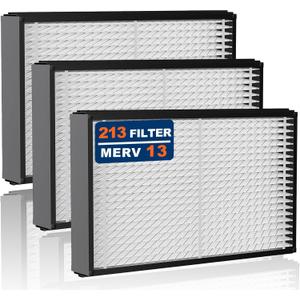 3 Pack 213 Replacement Filter Compatible with AprilAire Models 1210, 1620, 2210, 2216, 3210, 4200, MERV 13 Furnace Air Filters, Fit for 20x25x4 Furnace