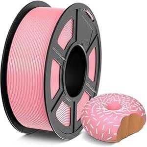 TECBEARS PETG Filament 1.75mm 1KG, 3D Printer Filament PETG, Strong Toughness, 1KG(330M) Filament High Precision, Dimensional Accuracy ±0.02mm, Sakura Pink