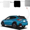 Car Rear Bumper Tow Hook Cover Cap Towing Eye Fit for Subaru Crosstrek 2018 2019 2020 2021 2022 2023 57731FL570NN Trailer Cover Cap(White,Left Driver Side)