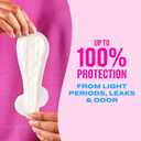 Carefree Panty Liners for Women, Thong Liners, Unwrapped, Unscented | Pantiliners, Carefree Liners, Daily Liners for Women, Light Periods and Leaks | 196ct (4 Packs of 49ct) 