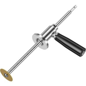 PVC Pipe Inside Cutter with 1PC Diamond Grit Cutting Wheel and 1/4" Hex Shank, Stainless Steel PVC Inside Cutter Tools Fit7 Inch Adjustable Cutting Depth for 1-1/2 Inch to 8 Inch PVC Pipe