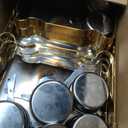 Sifer 11Qt Chafing Dishes for Buffet, Multi-Size Pans 4 Pack, Gold