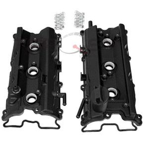 VQ37VHR Aluminum Valve Covers with Gasket Compatible with 2009-2020 Nissan 370Z 3.7L 2008-2013 Infiniti G37 3.7L Replace# 13264-EY01E 13264-EY01C