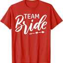Team Bride Wedding Party T-Shirt, M