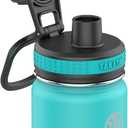 Takeya Originals Spout Lid - Replacement Lid with Carry Handle - BPA-Free & Dishwasher Safe Water Bottle Lid - Durable Leak-Proof Spout Lid for Takeya Water Bottles - Ocean