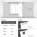 Deconovo Blackout Curtains - Thermal Insulated, Noise-Reducing Window Drapes for Bedroom, Living Room -2 Panels, Red, 42W x 54L