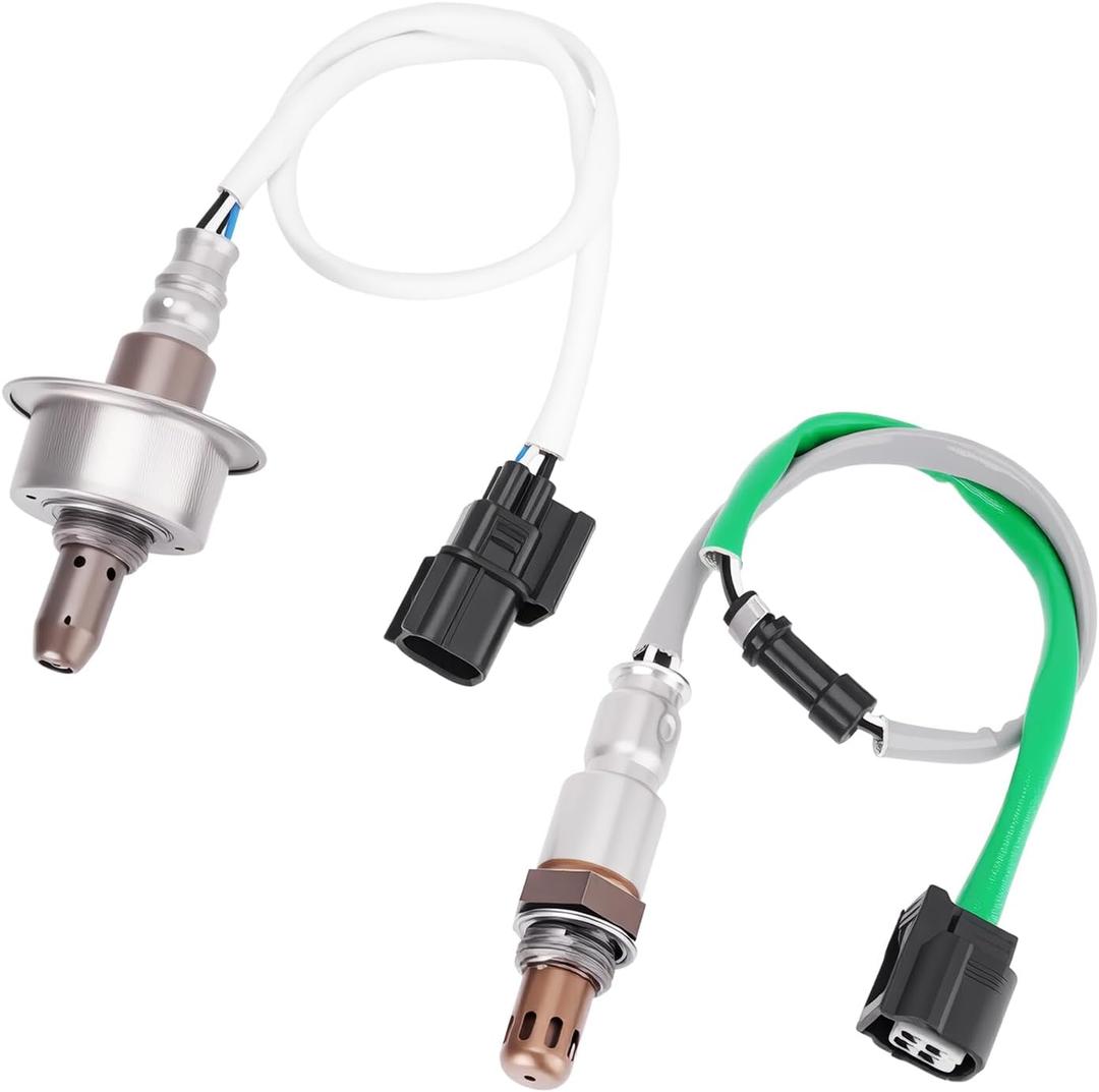 2Pcs Upstream Downstream Oxygen Sensor O2 Sensor Compatible with Honda 2012-2019 CR-V 2013-2017 Accord 2.4L Replace# 234-9131 234-4980 36531-5A2-A01 36532-5LA-A01