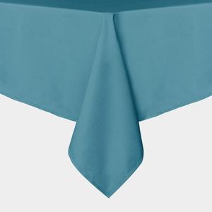 sancua Rectangle Tablecloth - 90 x 132 Inch - Stain and Wrinkle Resistant Washable Polyester Table Cloth, Decorative Fabric Table Cover for Dining Table, Buffet Parties and Camping, Teal (132" x 90" (Rectangular))