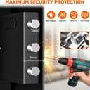 43.3'' Tall Fireproof Wall Safes Between the Studs
