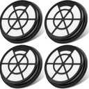 NEN110A Vacuum Filter, Inlet Frame and Sponge Filter Compatible with Eureka Whirlwind Bagless Canister Vacuum Cleaner, Fits NEN110A, NEN110B, NEN110D(4-Pack)