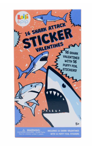 Lolli & Pip Card Sharks Sticker 16 pt, 4 Pack
