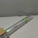 4'6' Crystal Transparent Floor Protector for Home, Water-Resistant Non-Stain Vinyl Area Rug for Art Studio, Plastic Easy Care Area Mat for Dining Room, Kitchen, Under High Chair