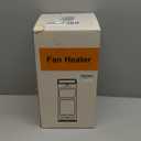 Space Heater for Indoor Use, 1500W Portable 13.78" Electric Heater with Thermostat, Fast Heating, 45° Oscillation, 12H Timer, Quiet & Safe 3D Flame Fireplace Ceramic Heater for Bedroom Office Home