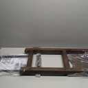 Natural Wood 5 Gallon Water Dispenser Stand - 31"H, 3-Tier Jug Holder with Top Shelf (Walnut Color)