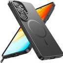 Magnetic for Samsung Galaxy S26 Ultra Case, [1:1 Metal Original Grip] Fit for MagSafe [Military-Grade Protection] with Shockproof Lining Slim Phone Case for Samsung S26 Ultra Case,Black