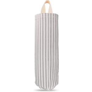 TOGETRUE Plastic Bag Holder, Wall Mount Grocery Bag Organizer for Home Kitchen Pantry Decor (Grey)