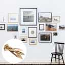 PAGOW 60 Pcs Self-Drilling Metal Screw Anchors Kit, No Drill & Holes in Wall, 30 Pcs Steel Anchors 0.47"x1.18" + 30 Pcs Zinc Screws 0.32"x1.18"