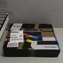 15.7" Portable DVD Player with 14.1" HD Swivel Screen, 6-Hour Rechargeable Battery, Dual Speakers, USB/SD/TV Sync, Supports Multiple Disc Formats, Black [Not Support Blu-Ray]