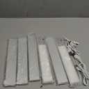 Under Cabinet Lighting with Remote Control,USB Rechargeable 180 Lumen Motion Sensor Light Indoor,Magnetic Wireless Under Counter Light,3 Color Dimmable Closet Lights for Kitchen, Pantry, Stair, 6 Pack (White-9 Inch)