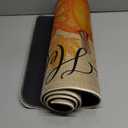 wyoansfhd Orange Hello Pumpkin Hello Fall Kitchen Mats Set of 2, Autumn Home Decor Low-Profile Kitchen Rugs for Floor - 17x30 and 17x47 Inch