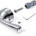 Metal Lever Handle Kit, Compatible with Delta RP74148, Compatible with Delta Foundation Series Single Handle Tub/Shower Faucets(Polished Chrome)