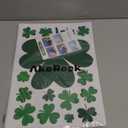 St Patricks Day Window Clings, 109 Pcs Shamrock Window Stickers for St Patricks Day Decorations