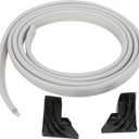 WD08X10057 Dishwasher Door Gasket Seal with Right WD8X227 & Left WD8X228 Corner Baffle Compatible With G-E Ken-more Dishwasher WD08X10014 1088473 AP3798079 EAP958908 PS958908 PS263963