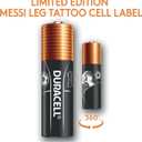 Duracell x Messi Limited Edition Coppertop AAA Alkaline Batteries with Power Boost Ingredients, 28 Count (Pack of 1), Long-Lasting Alkaline in Re-closable Pack for Quick Access and Organized Storage