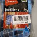 Hanes Men's Underwear Boxers Pack, Cool & Breathable Cotton Underwear, Moisture-Wicking Boxers for Men, XL