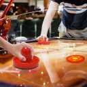 Air Hockey Pushers and Air Hockey Pucks, Non-Slip Strikers and Dynamic Pucks for Air Hockey Table Game for Adults and Kids,Replacement Accessories for Game Tables