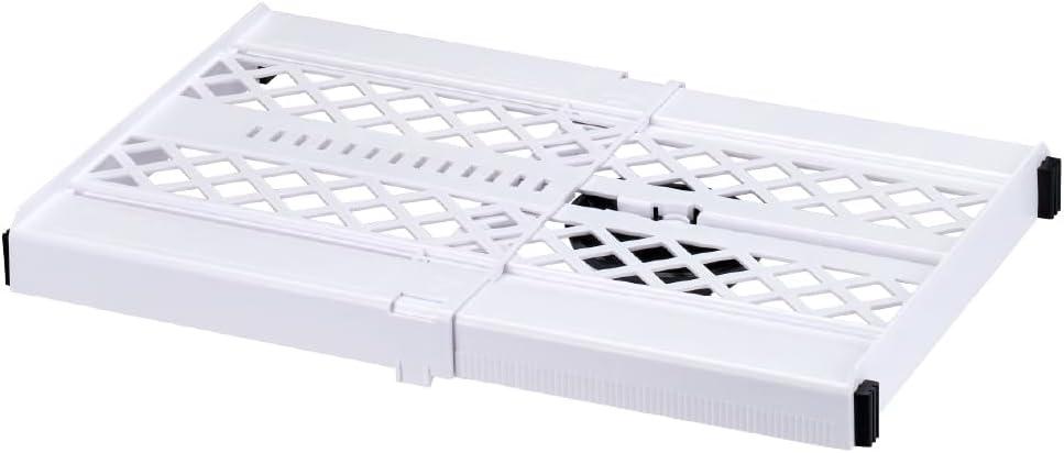 LockerMate Adjust-A-Shelf Locker Shelf, Extends to Fit Your Locker, Easy to Use, Perfect for School, Office, Gym, White (10.3 Inches x 1.63 Inches x 11.88 Inches)