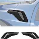 JeCar Carbon Fiber Fender Side Air Vent Decor Cover Trim For Ford Raptor F150 2021+
