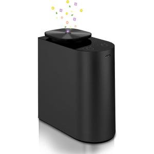 Waterless Essential Oil Diffuser4000 mAh Large Battery, max 120ml Capacity, Suitable for Hotels, Large Rooms, Offices, bedrooms Aluminum Alloy Desktop Scent Diffuser (Black)