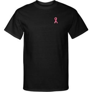 Womens Breast Cancer Awareness T Shirts Cute Love Heart Ribbon Graphic Print Tee Inspirational Short Sleeve Tops 2XL
