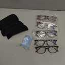 5 Pack Reading Glasses Blue Light Blocking for Women,Computer Readers with Spring Hinge (Multicolor-c2) 2.25