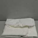 Barossa Design Waterproof Fabric Short Shower Curtain Liner Microfiber 72" W x 66" H - Hotel Quality, Machine Washable, White Shower Liner for Bath Tub, 72x66