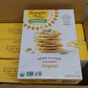 Simple Mills Organic Seed Crackers, Original - Gluten Free, Vegan, Healthy Snacks, Paleo Friendly, 4.25 Ounce (Pack of 6) BBD 03/07/2026
