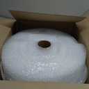 Amazon Basics Bubble Wrap for Moving, Packing, Shipping and Storage, Perforated Protective Cushioning for Fragile Items, 12-inch x 175-ft Long Roll, Small 3/16", Clear
