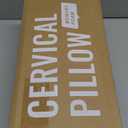 CPAP Pillow for Larger-Framed Men, Ergonomic Memory Foam Bed Pillow to Reduce Air Leaks, Facial Pressure, Height Adjustable for Side Back Stomach Sleepers, 23.6"x15.74"x5.11"/5.9" (White)