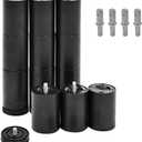 11 Inch Bed Legs for Adjustable Bed Base Frame,Screw in Furniture Replacement Feet, 4 Kinds Thread Contained, Set of 4