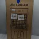 Swamp Cooler Air Conditioner, 4000 CFM Evaporative Air Cooler with 8-Gal Water Tank, 4 Modes, 3 Speeds, Remote, 12H Timer, Dry Burn Protection, Portable Windowless AC for Bedroom, Home, Office