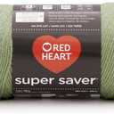 Red Heart Super Saver Yarn, Frosty Green
