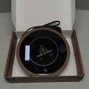 SWEETFULL Coffee Mug Warmer, 36W Electric Cup Warmer for Desk with 3-Temp Settings Advanced Temperature-Controlled Heating Coffee Gifts Accessories for Women Men Milk, Tea, Candle - Wood