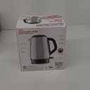 BLACK+DECKER 1.7L Cordless Electric Kettle, KE1700SD, Rapid Boil, Auto Shutoff, Stainless Steel