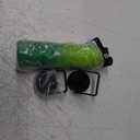 Insulated Water Bottle 24oz Stainless Steel Sport Bottles with 3 Lids,Bamboo Grove